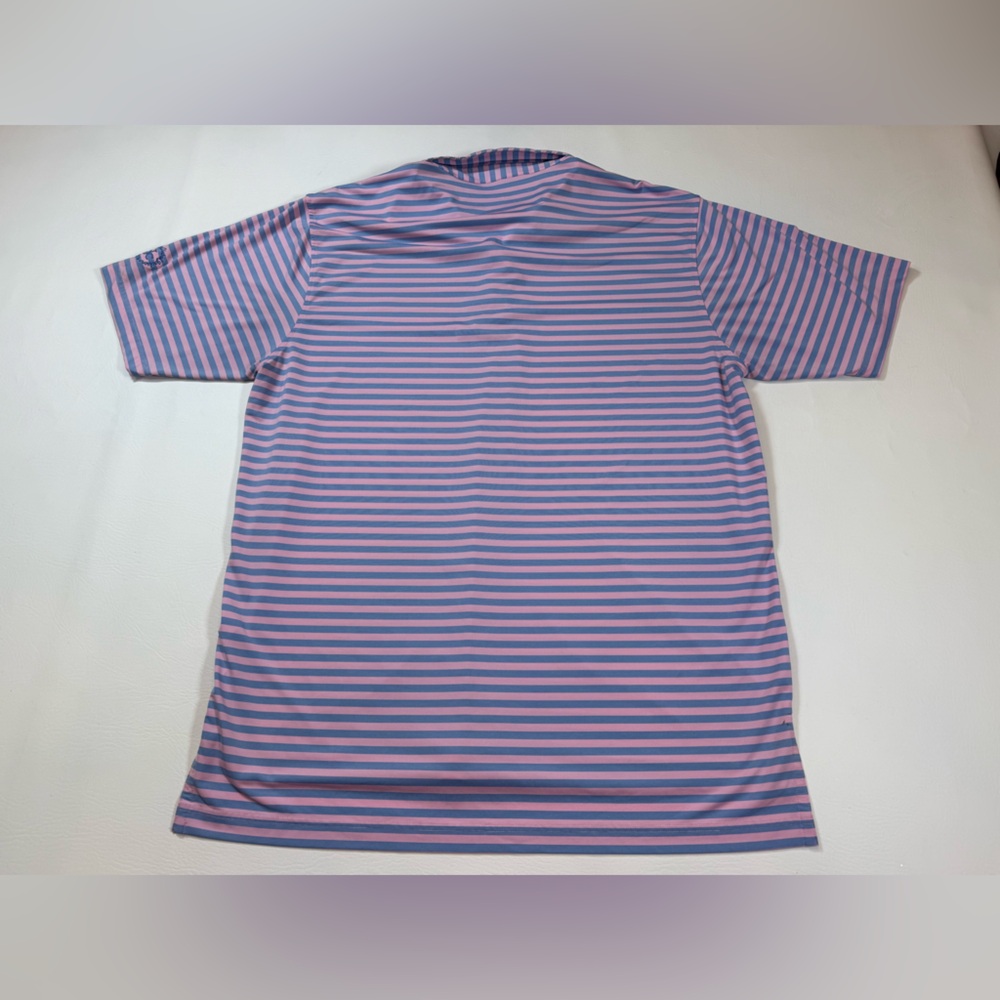 Turtleson Performance Stretch Polo Large Coral St… - image 2